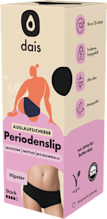Periodenunterwäsche Hipster schwarz, Gr. S dais