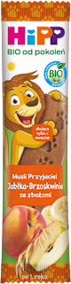 Batonik musli jabłka-brzoskwinie ze zbożami BIO HiPP