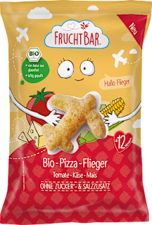 Kindersnack Pizza-Flieger Tomate, Käse & Mais ab 12 Monaten FruchtBar