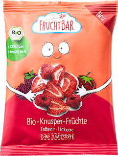 Kindersnack Knusper-Früchte Erdbeere & Himbeere FruchtBar