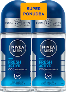 Roll-on antiperspirant Fresh Active - super ponudba, 2 × 50 ml  NIVEA