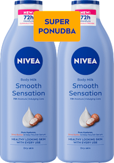 Mleko za telo Smooth Sensation - super ponudba, 2 × 400 ml NIVEA
