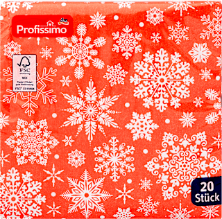 Salvete - motiv snežne pahulje; 33*33 cm Profissimo