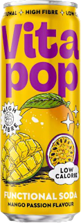 Prebiotická sóda mango marakuja  Vitapop