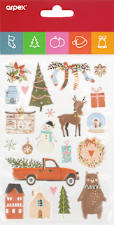 Naklejki świąteczne wzory 3D Arpex