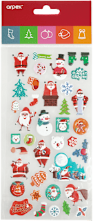 Świąteczne naklejki piankowe Arpex