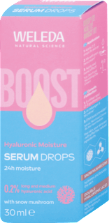 Pleťové sérum Boost Hyaluronic Moisture Drops WELEDA