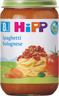 Menü Spaghetti Bolognese ab dem 8. Monat HiPP