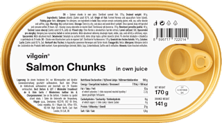 losos obecný filety ve vlastní šťávě vilgain