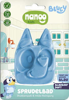 Kinder Badezusatz Sprudelbad Bluey blau nanoo kids