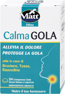 Calma gola compresse Matt DIVISIONE PHARMA