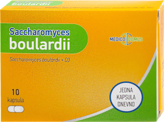 Saccharomyces boulardii +D3, kapsule MEDICO DOMUS