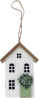 domeček k zavěšení, bílý MOREX