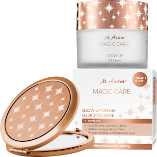 Gesichtscreme Glow Up Cream + Pocket Mirror Set Sparkling Stars M. Asam