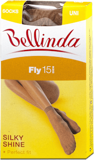 punčochové ponožky Fly, hladké tělové, 1 pár Bellinda