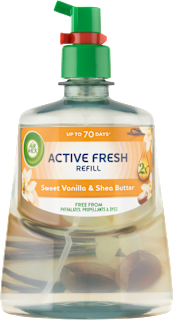 Active Fresh náplň na vodní bázi do automatického difuzéru vanilka a bambucké máslo AIR WICK