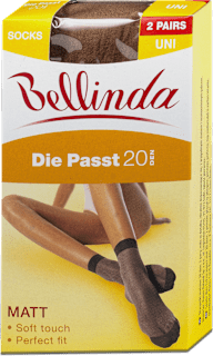 punčochové ponožky, almond, 2 páry Bellinda