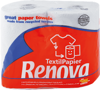 Kuchynské utierky TextilPapier, 2x100 Renova