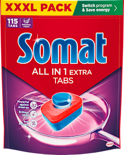 ALL IN 1 EXTRA tablete za mašinsko pranje posuđa Somat