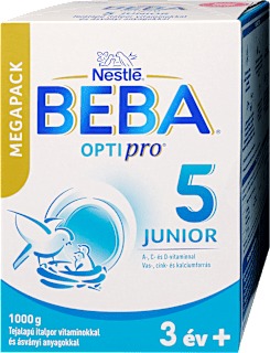 OPTIpro 5 JUNIOR Tejalapú italpor vitaminokkal és ásványi anyagokkal 3 év+ Nestlé BEBA