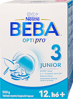 OPTIPRO 3 JUNIOR Tejalapú anyatej-kiegészítő tápszer 12.hó+ Nestlé BEBA