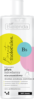 Balansujący płyn micelarny niacynamidowy Beauty molecules Bielenda