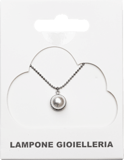 Ogrlica Ida sa biserom - Silver Lampone