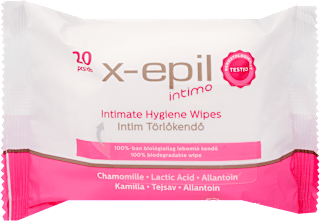 Intim törlőkendő  X-Epil