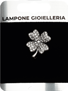 Broš djetelina sa četiri lista Lampone