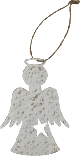 anděl k zavěšení, bílý MOREX