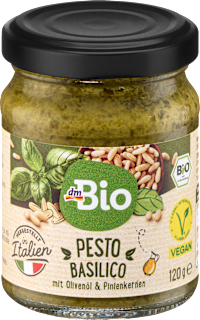 Pesto Basilico z bazylią i orzeszkami piniowymi dmBio