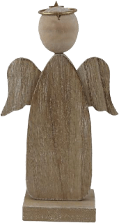 dekorační anděl, dřevěný MOREX