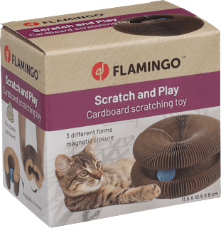 Katzenspielzeug Kratzspielzeug Kava Flamingo