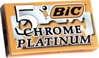 5 CHROME PLATINUM zamenski žileti BIC