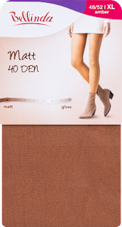 punčochové kalhoty MATT, velikost 48/52, amber Bellinda