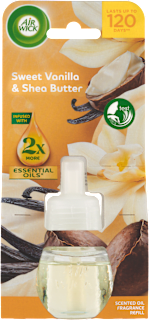 Essential Oils tekutá náplň do elektrického přístroje vanilka a bambucké máslo AIR WICK
