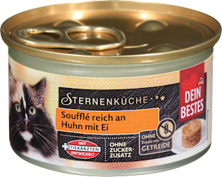 Souﬄé di uova per gatti ricco di pollo DEIN BESTES