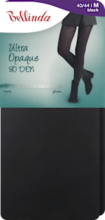 Pančuchové nohavice Ultra Opaque, M 40/44, čierna Bellinda
