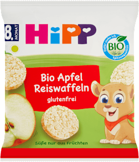 bio jablečné rýžové oplatky HiPP