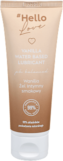 Lubrikant na vodni osnovi z okusom vanilije #Hello love