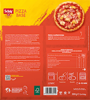 Pizzaboden Pizza Base glutenfrei (2x150g) Schär