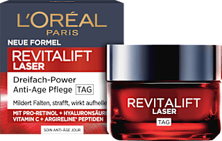 Gesichtscreme Anti-Aging Laser mit Pro-Retinol, Hyaluronsäure und Vitamin C L'ORÉAL PARiS REVITALIFT