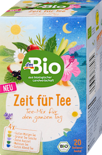 Tee-Mix, Zeit für Tee 5 Sorten (20 Beutel) dmBio