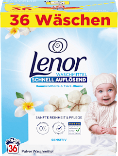 Waschmittelpulver Sensitiv  Lenor