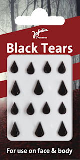 Halloween Jewels Black Tears Jofrika