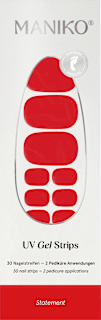 UV Nagelfolien Pediküre Statement Maniko