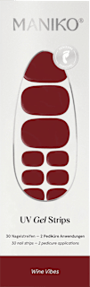 UV Nagelfolien Pediküre Wine Vibes Maniko
