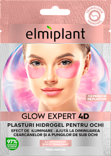Plasturi hidrogel pentru ochi cu efect de iluminare Elmiplant
