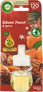 Essential Oils tekutá náplň do elektrického přístroje Zimní punč AIR WICK