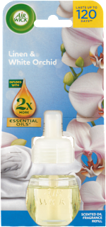 Essential Oils tekutá náplň do elektrického přístroje prádlo a bílá orchidej AIR WICK